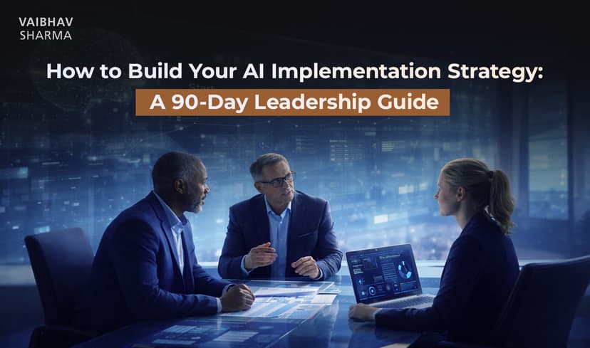 How to Build Your AI Implementation Strategy: A 90-Day Leadership Guide