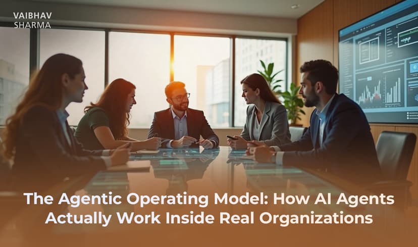 The Agentic Operating Model: How AI Agents Actually Work Inside Real Organizations